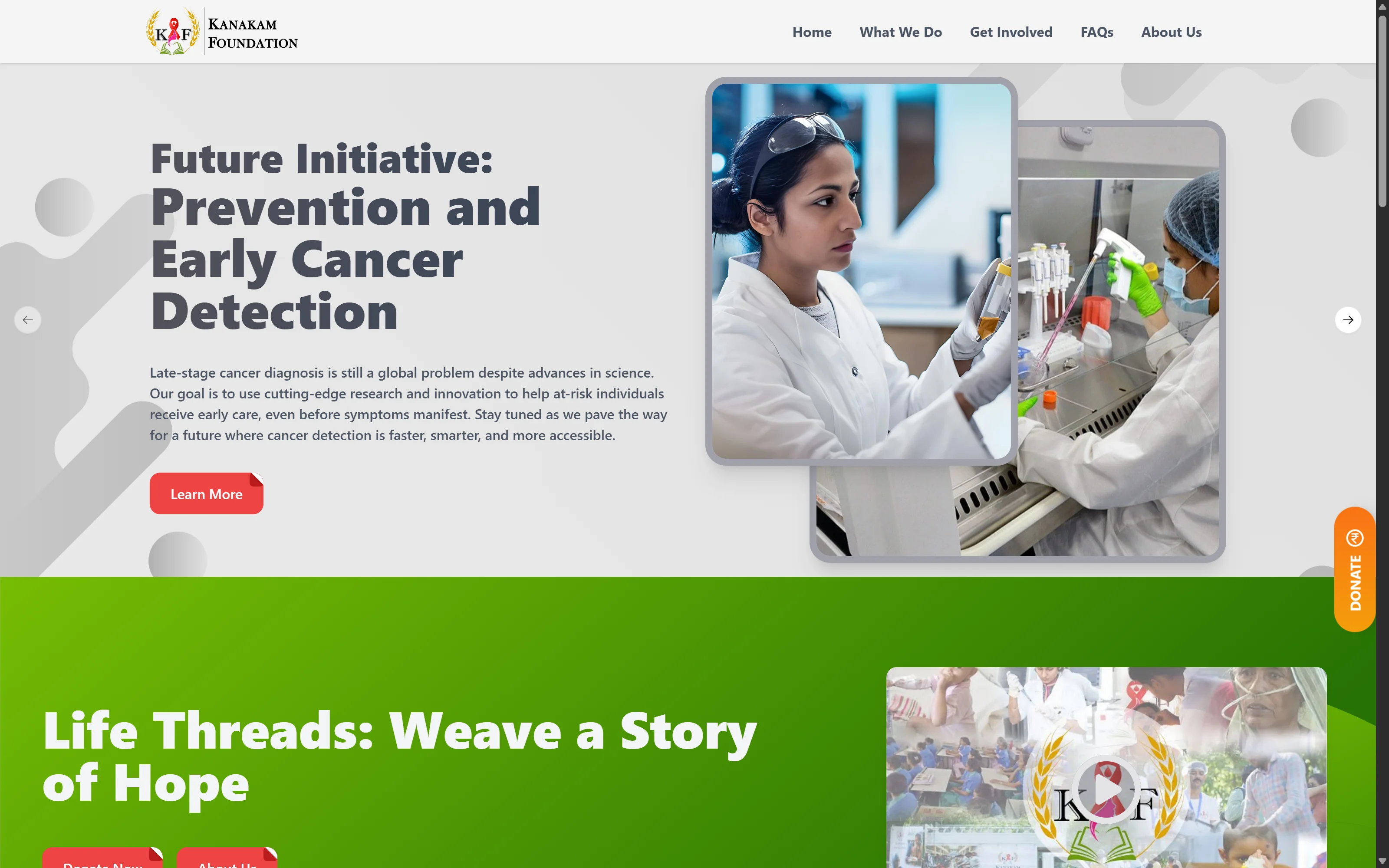 Kanakam Foundation website
